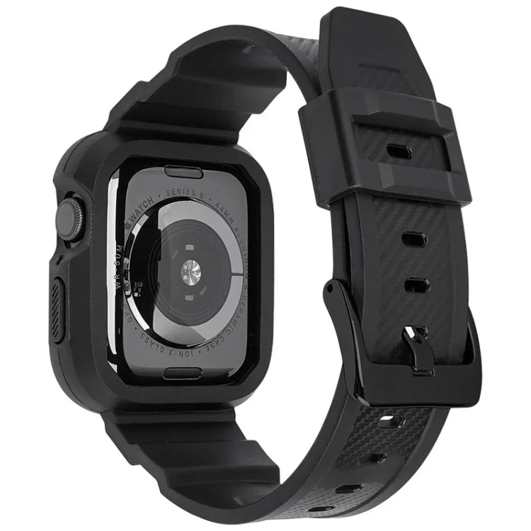 سوار ساعة رياضي مدمج من ألياف الكربون لسلسلة Apple Watch، 7 41مم / 6&SE&5&4 40مم / 3&2&1 38مم، 7 45مم / 6&SE&5&4 44مم / 3&2&1 42مم