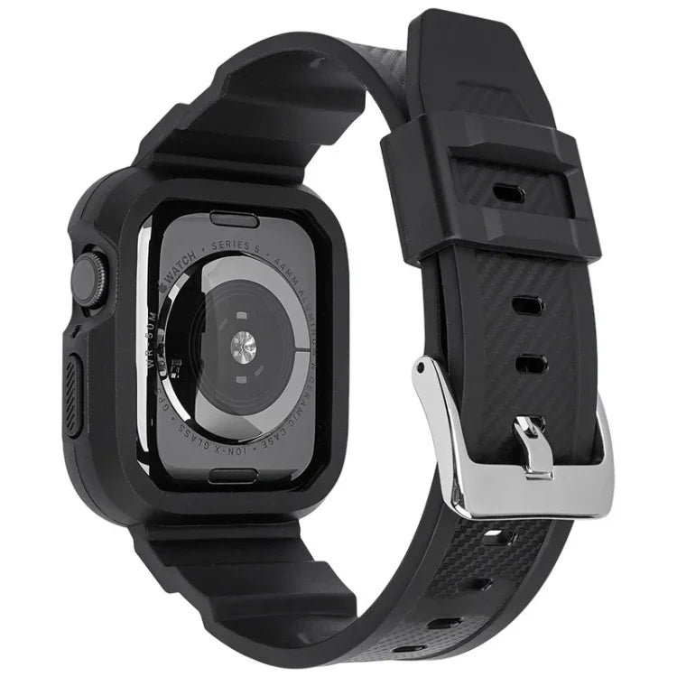 سوار ساعة رياضي مدمج من ألياف الكربون لسلسلة Apple Watch، 7 41مم / 6&SE&5&4 40مم / 3&2&1 38مم، 7 45مم / 6&SE&5&4 44مم / 3&2&1 42مم