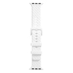 سوار ساعة سيليكون بنقشة مضفرة لسلسلة Apple Watch، 7 41مم / 6&SE&5&4 40مم / 3&2&1 38مم، 7 45مم / 6&SE&5&4 44مم / 3&2&1 42مم