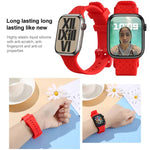 سوار ساعة سيليكون بنقشة مضفرة لسلسلة Apple Watch، 7 41مم / 6&SE&5&4 40مم / 3&2&1 38مم، 7 45مم / 6&SE&5&4 44مم / 3&2&1 42مم