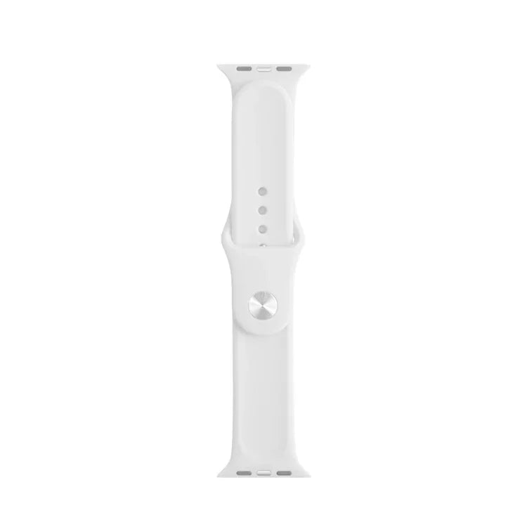 Mutural Liquid Silicone Watchband, For Apple Watch Series 7 41mm / 6 & SE & 5 & 4 40mm / 3 & 2 & 1 38mm, For Apple Watch Ultra 49mm / Series 8&7 45mm / SE 2&6&SE&5&4 44mm / 3&2&1 42mm