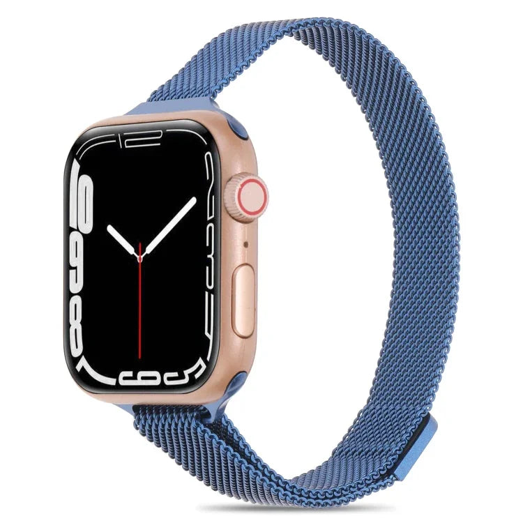 سوار ساعة ميلانيز صغير الخصر لسلسلة Apple Watch، 7 41مم / 6&SE&5&4 40مم / 3&2&1 38مم، 7 45مم / 6&SE&5&4 44مم / 3&2&1 42مم