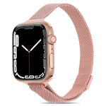 سوار ساعة ميلانيز صغير الخصر لسلسلة Apple Watch، 7 41مم / 6&SE&5&4 40مم / 3&2&1 38مم، 7 45مم / 6&SE&5&4 44مم / 3&2&1 42مم