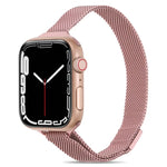 سوار ساعة ميلانيز صغير الخصر لسلسلة Apple Watch، 7 41مم / 6&SE&5&4 40مم / 3&2&1 38مم، 7 45مم / 6&SE&5&4 44مم / 3&2&1 42مم