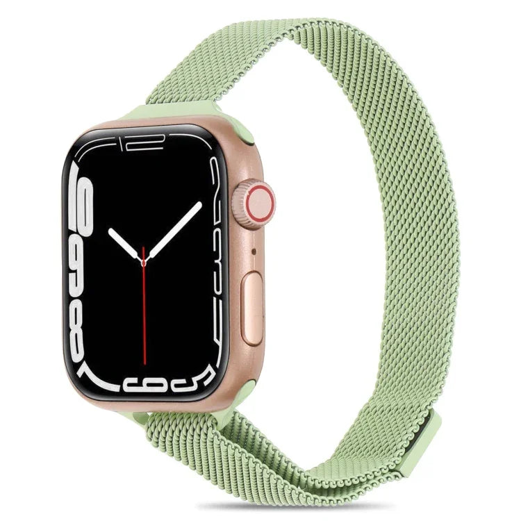 سوار ساعة ميلانيز صغير الخصر لسلسلة Apple Watch، 7 41مم / 6&SE&5&4 40مم / 3&2&1 38مم، 7 45مم / 6&SE&5&4 44مم / 3&2&1 42مم