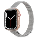 سوار ساعة ميلانيز صغير الخصر لسلسلة Apple Watch، 7 41مم / 6&SE&5&4 40مم / 3&2&1 38مم، 7 45مم / 6&SE&5&4 44مم / 3&2&1 42مم