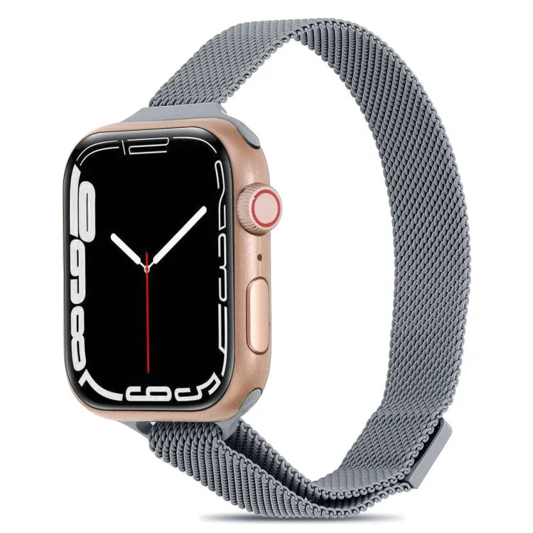 سوار ساعة ميلانيز صغير الخصر لسلسلة Apple Watch، 7 41مم / 6&SE&5&4 40مم / 3&2&1 38مم، 7 45مم / 6&SE&5&4 44مم / 3&2&1 42مم