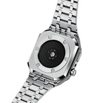 سوار ساعة معدني من خشب البلوط متكامل + غطاء ساعة لسلسلة Apple Watch 9 / 8 / 7 45مم، لسلسلة Apple Watch 9 / 8 / 7 45مم