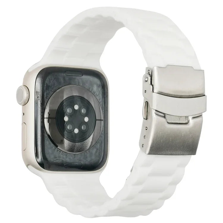 سوار ساعة بثلاث خرزات لسلسلة Apple Watch، 7 41مم / 6&SE&5&4 40مم / 3&2&1 38مم، 7 45مم / 6&SE&5&4 44مم / 3&2&1 42مم