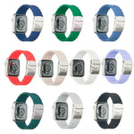 سوار ساعة بثلاث خرزات لسلسلة Apple Watch، 7 41مم / 6&SE&5&4 40مم / 3&2&1 38مم، 7 45مم / 6&SE&5&4 44مم / 3&2&1 42مم