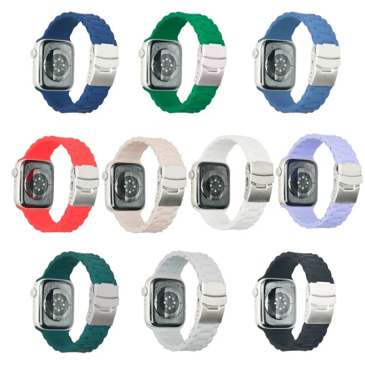سوار ساعة بثلاث خرزات لسلسلة Apple Watch، 7 41مم / 6&SE&5&4 40مم / 3&2&1 38مم، 7 45مم / 6&SE&5&4 44مم / 3&2&1 42مم