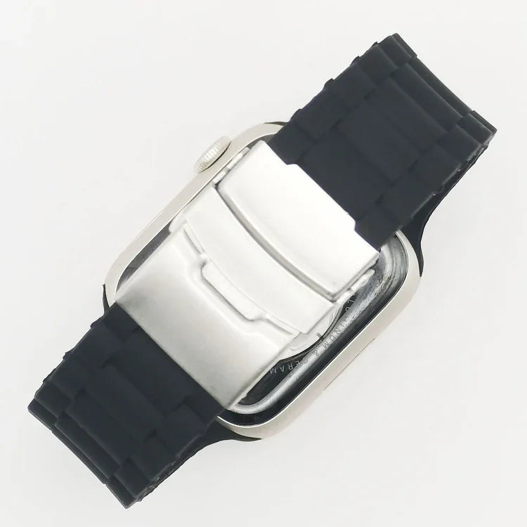 سوار ساعة بثلاث خرزات لسلسلة Apple Watch، 7 41مم / 6&SE&5&4 40مم / 3&2&1 38مم، 7 45مم / 6&SE&5&4 44مم / 3&2&1 42مم