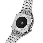 سوار ساعة معدني من خشب البلوط متكامل + غطاء ساعة لسلسلة Apple Watch، لسلسلة Apple Watch 6&SE&5&4 44مم