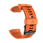 Black Buckle Silicone Watchband, For Garmin Forerunner 35