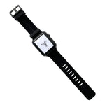 سوار ساعة سيليكون مخيط بخيط لسلسلة Apple Watch، 7 41مم / 6&SE&5&4 40مم / 3&2&1 38مم، 7 45مم / 6&SE&5&4 44مم / 3&2&1 42مم
