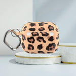B Series Silicone Printed Leopard Print Wireless Earphone Protective Case, For AirPods 3