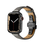 سوار ساعة بإبزيم فراشة نحيف لسلسلة Apple Watch، 7 41مم / 6&SE&5&4 40مم / 3&2&1 38مم