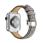 سوار ساعة بإبزيم فراشة نحيف لسلسلة Apple Watch، 7 41مم / 6&SE&5&4 40مم / 3&2&1 38مم