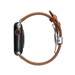 سوار ساعة بإبزيم فراشة نحيف لسلسلة Apple Watch، 7 41مم / 6&SE&5&4 40مم / 3&2&1 38مم