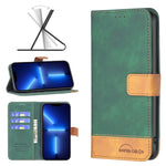 BF11 Color Matching Skin Feel Leather Phone Case, For iPhone 13 Pro Max