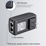 محول طاقة لاسلكي POE / LAD لجهاز التوجيه AP، 12V 1A، 12V 2A، 15V 1A، 24V 1A، 48V 0.5A