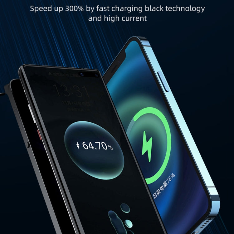 كابل بيانات شحن سريع 3 في 1 awei CL-972 Type-C / USB-C + 8 دبابيس + Micro USB، الطول: 1.2م