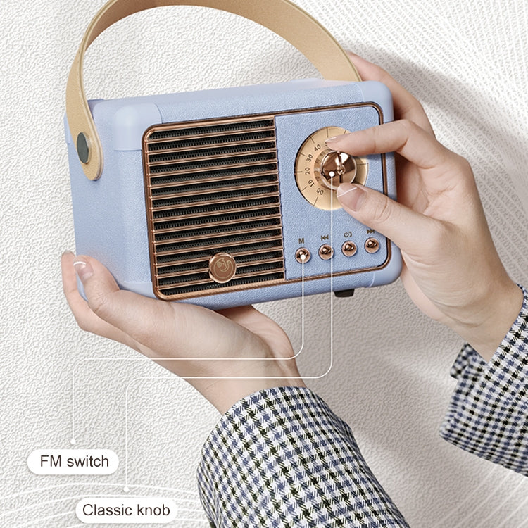 مكبر صوت بلوتوث لاسلكي محمول HIFI صغير بتصميم ريترو HM11 PLUS، HM11 PLUS (أصفر)، HM11 PLUS (أسود)، HM11 PLUS (بنفسجي)، HM11 PLUS (وردي)، HM11 PLUS (أخضر)