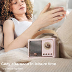 مكبر صوت بلوتوث لاسلكي محمول HIFI صغير بتصميم ريترو HM11 PLUS، HM11 PLUS (أصفر)، HM11 PLUS (أسود)، HM11 PLUS (بنفسجي)، HM11 PLUS (وردي)، HM11 PLUS (أخضر)