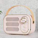 مكبر صوت بلوتوث لاسلكي محمول HIFI صغير بتصميم ريترو DW13