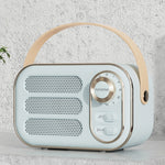 مكبر صوت بلوتوث لاسلكي محمول HIFI صغير بتصميم ريترو DW13