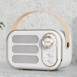 مكبر صوت بلوتوث لاسلكي محمول HIFI صغير بتصميم ريترو DW13