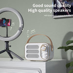 مكبر صوت بلوتوث لاسلكي محمول HIFI صغير بتصميم ريترو DW13