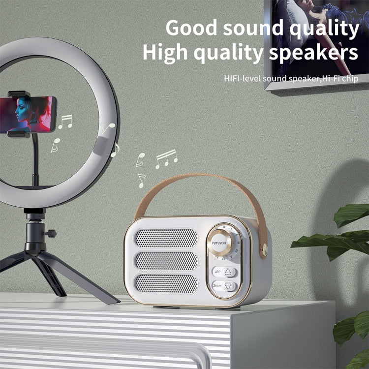 مكبر صوت بلوتوث لاسلكي محمول HIFI صغير بتصميم ريترو DW13
