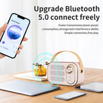 مكبر صوت بلوتوث لاسلكي محمول HIFI صغير بتصميم ريترو DW13
