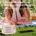 مكبر صوت بلوتوث لاسلكي محمول HIFI صغير بتصميم ريترو DW13
