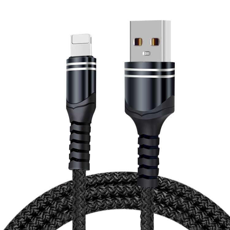 كابل شحن USB منسوج 6A، طول الكابل: 1م، USB-C / Type-C، Micro USB، 8 دبابيس