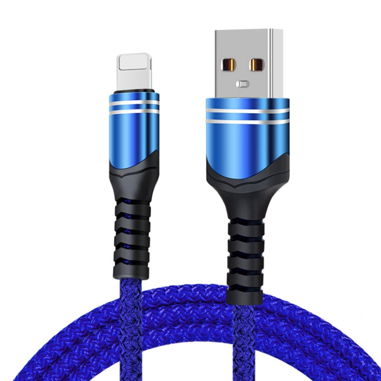 كابل شحن USB منسوج 6A، طول الكابل: 1م، USB-C / Type-C، Micro USB، 8 دبابيس