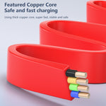 كابل شحن تلسكوبي 3 في 1 USB إلى 8 دبابيس + Micro USB + USB-C / Type-C مع حامل للهاتف المحمول