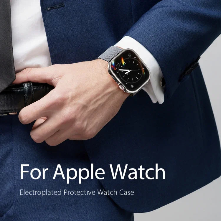DUX DUCIS Electroplated PC Watch Case For Apple Watch Series, For Apple Watch Series 9 / 8 / 7 45mm