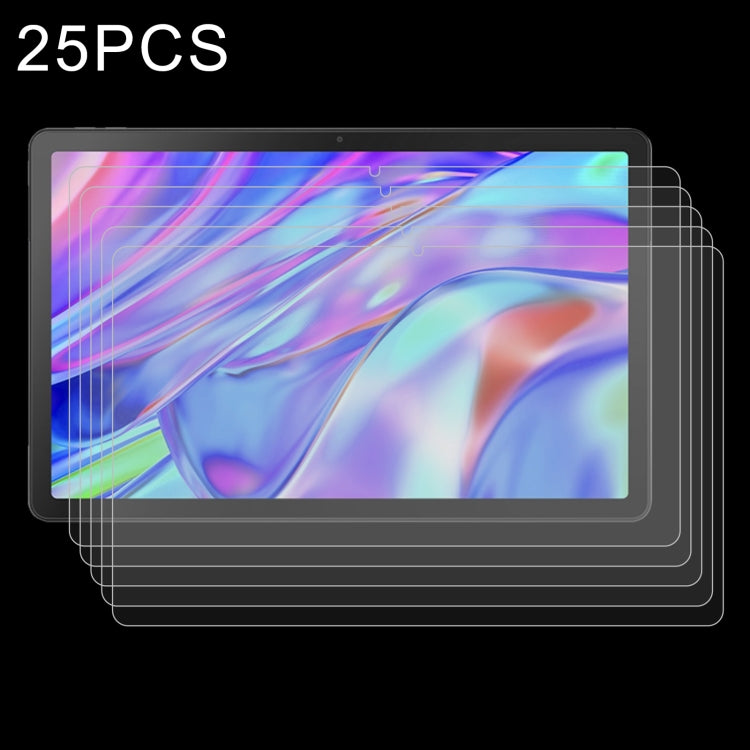25 قطعة فيلم زجاجي مقسى مقاوم للانفجار 9H 2.5D لأجهزة TCL Tab 10s / Enjoy 2 / T10 / T10S / Honor X8 / Honor 8 Lite / Lenovo K10C X6E6F / Teclast P30T، لأجهزة TCL Tab 10s / Enjoy 2 / T10 / T10S / Honor X8 / Honor 8 Lite (25 قطعة)