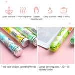 10pcs Disposable Portable Travel Tube Shape Boxed Confetti Soap Mini Soap Plate, Animal Series, Succulent Series, Fruit Series, Words Series, Constellation Series, Pig Baby Series