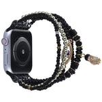 Eye Bead Chain Watch Band For Apple Watch Series, 7 41mm / 6&SE&5&4 40mm / 3&2&1 38mm, 7 45mm / 6&SE&5&4 44mm / 3&2&1 42mm