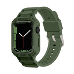 Integrated TPU Watch Band For Apple Watch Series, 7 41mm / 6&SE&5&4 40mm / 3&2&1 38mm, 7 45mm / 6&SE&5&4 44mm / 3&2&1 42mm