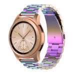 سوار ساعة فولاذي بثلاث خرزات لؤلؤية مقاس 46mm، لساعة جالاكسي