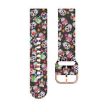 حزام مطبوع من السيليكون مقاس 46مم، لساعات جالاكسي