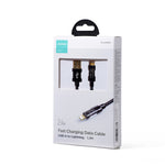 JOYROOM S-UL012A12 كابل مزامنة بيانات USB-A إلى 8 دبابيس 2.4A، 1.2 متر USB-A إلى 8 دبابيس