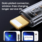 JOYROOM S-UL012A12 كابل مزامنة بيانات USB-A إلى 8 دبابيس 2.4A، 1.2 متر USB-A إلى 8 دبابيس