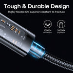 JOYROOM S-UL012A12 كابل مزامنة بيانات USB-A إلى 8 دبابيس 2.4A، 1.2 متر USB-A إلى 8 دبابيس