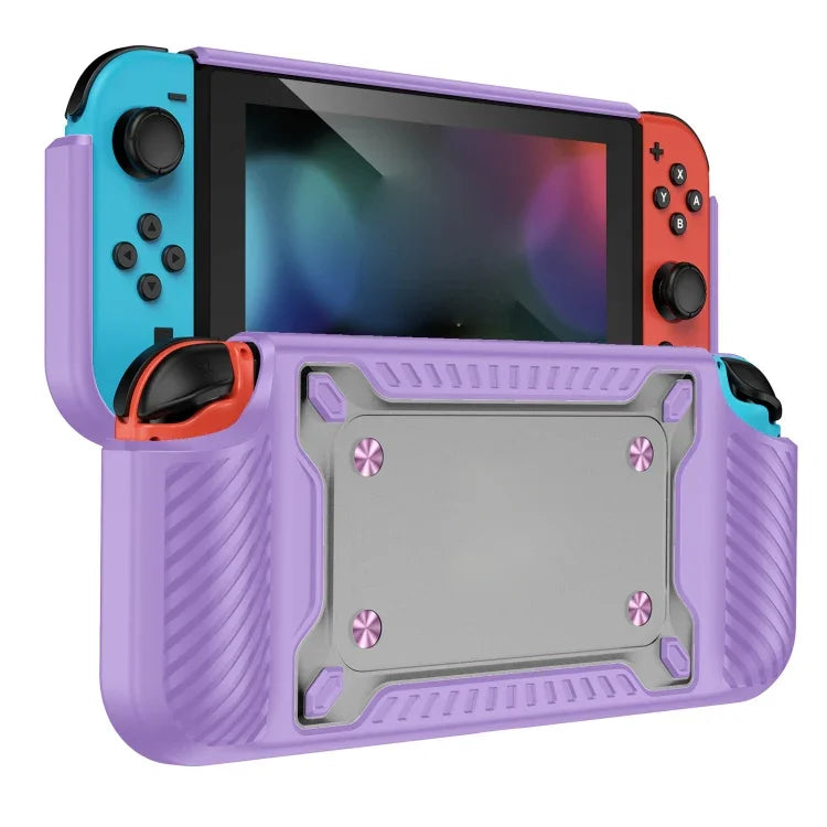 حافظة واقية من TPU+PC لجهاز تحكم الألعاب لجهاز Switch OLED
