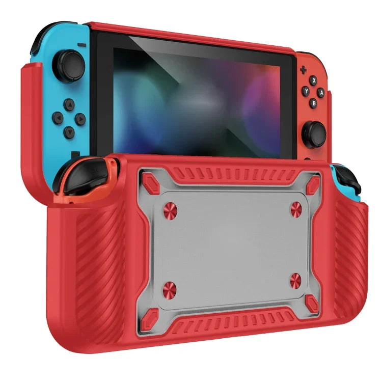 حافظة واقية من TPU+PC لجهاز تحكم الألعاب لجهاز Switch OLED